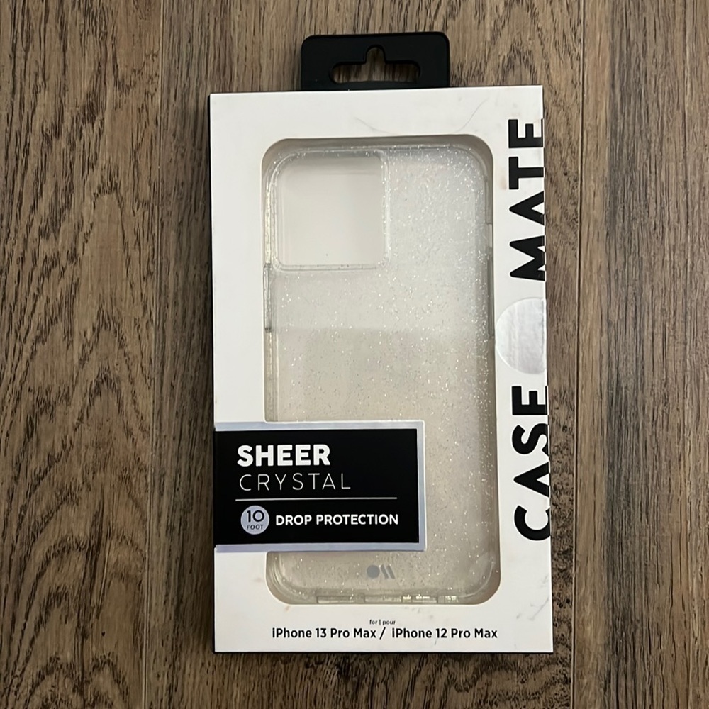 CLEAR-OUT New iPhone 13/12‎ Pro Max Sheer Crystal Casemate Case